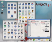 AmigaOS 4.1 screenshotok